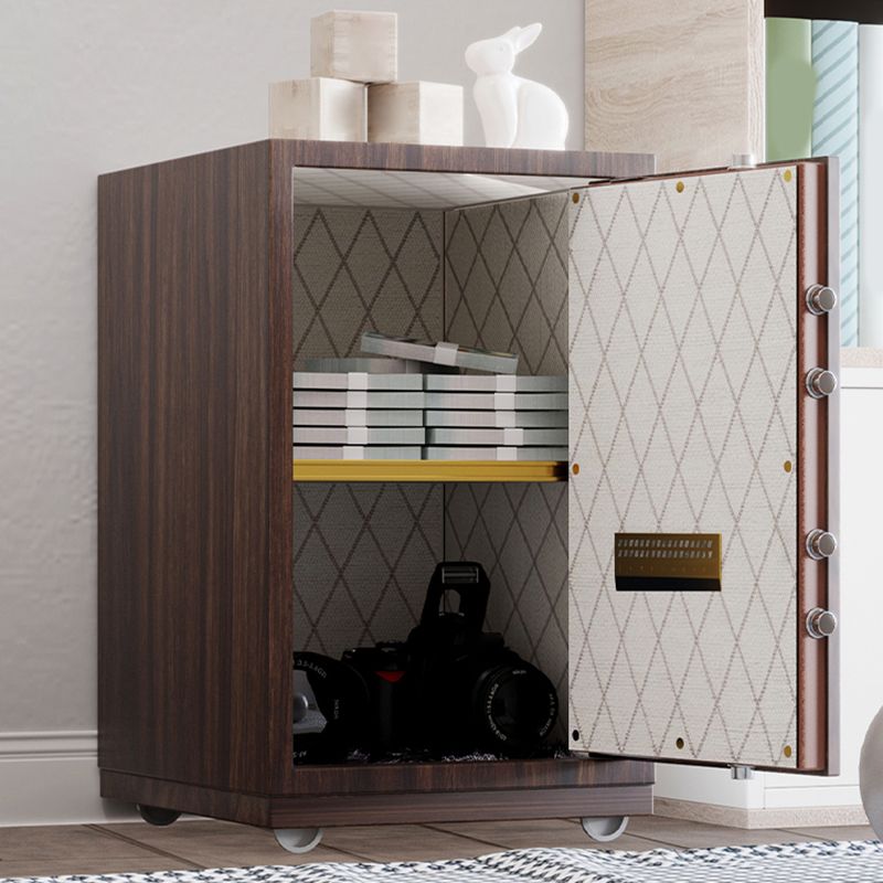 Modern Style File Cabinet Wooden Frame Storage Lock Filing Cabinet