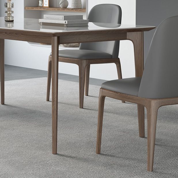 Medieval Modern 4 Legs Dining Table Stone Table for Dining Room