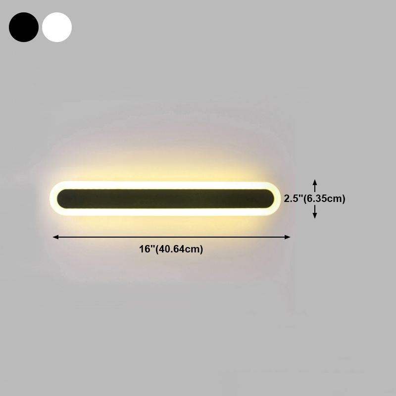 Moderne einfache Metall Wandleuchte LED -Wandleuchte für Wohnzimmer Schlafzimmer