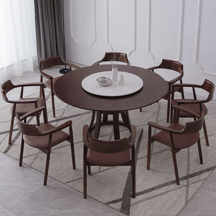 Traditional Standard Sintered Stone Top Dining Room Set of Round Shape for Kitchen Table Set