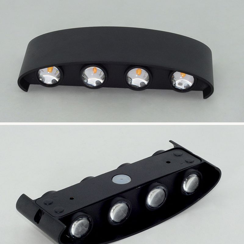 Multi Lights Geometric Wall Lighting Fixtures Modern Style Metal Wall Washer Sconce