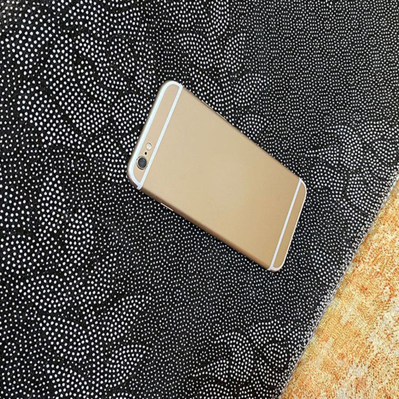 Gold Feather Carpet Polyester Gorgeous Carpet Non-Slip Backing Carpet for Home Decor