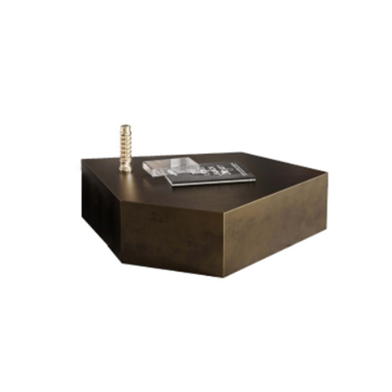 Abstract Shape Base Design Stainless Steel Hussey/bronze Free Shape Coffee Table