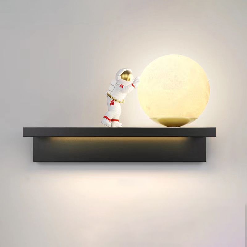 Modern Style Astronaut Wall Light Simple Wall Lamp for Children's Room