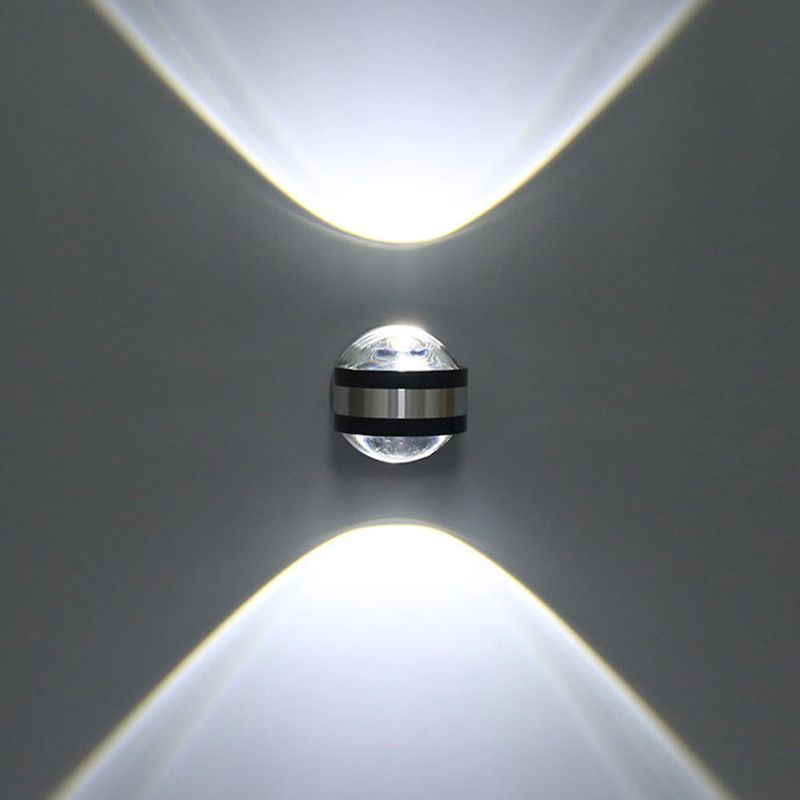 Contemporary Style Geometric Wall Mounted Lamps Metal Multi Lights Wall Lighting