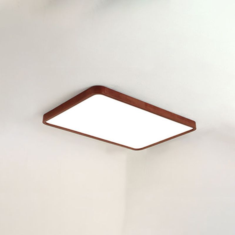Modern Flush Mount Lighting Fixtures 1-Light Restaurant Flush Mount Lamp with Acrylic Shade