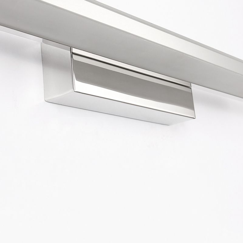 Lampada a parete lineare in acciaio inossidabile Sconce Minimalismo Sconcetto per il bagno