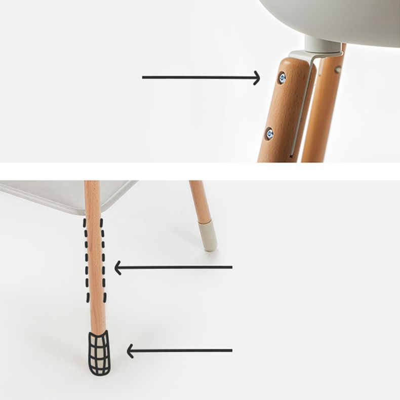 Modern Baby Changing Table Solid Wood Changing Table with Shelf