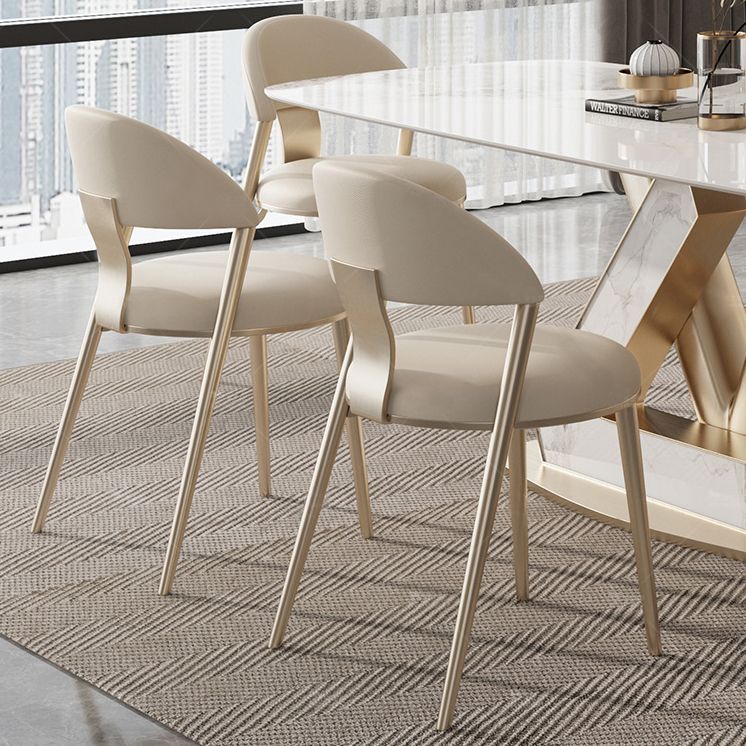 Nordic Sintered Stone Top Dining Set Rectangular 1/4/5/7/9 Pieces Dining Room Table Set