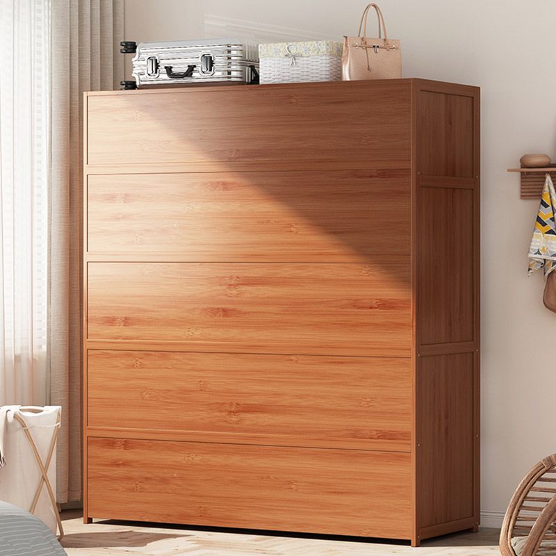 Modern Wardrobe Cabinet Solid Wood Clothes Rail Wardrobe Armoire