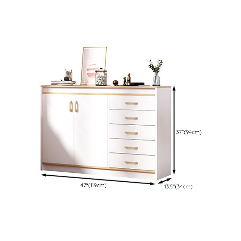 13.26-inch Width Modern Storage Chest Manufactured Wood Storage Chest Dresser