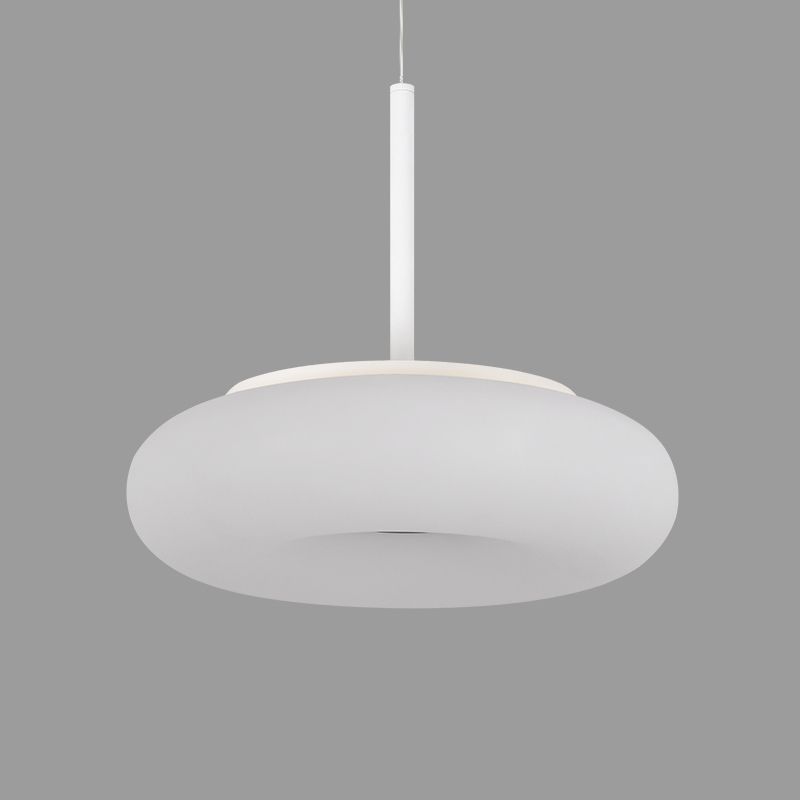 Salle de salle à manger circulaire LED PENDANT MÉTALLAL MINMINATION ÉCLAIR