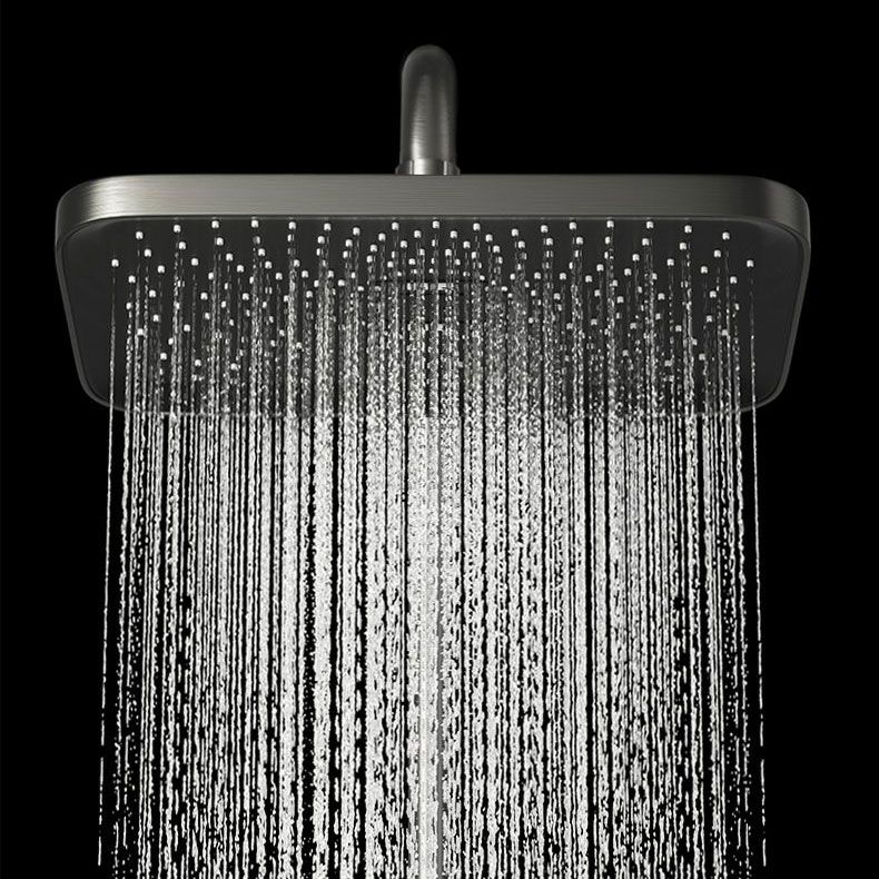 Shower Set Grey Shower Arm Swivel Showerhand Wall Mounted Shower Set