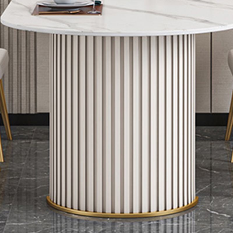 Sintered Stone Dining Table Traditional Luxury Table for Kitchen