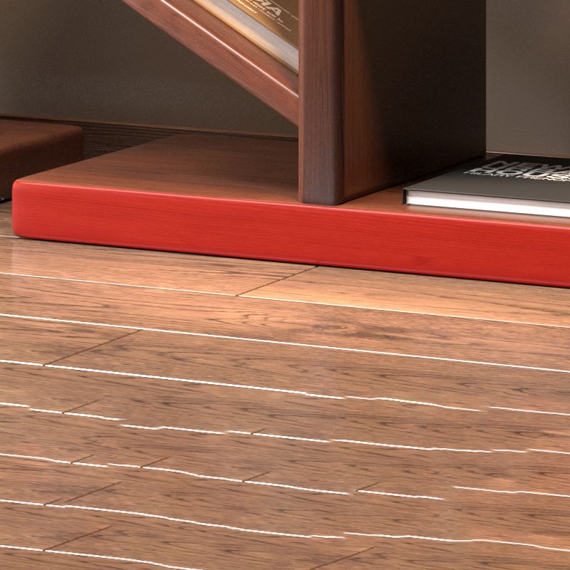 Nordic Style Open Back Bookshelf Wooden Bookcase for Study Room