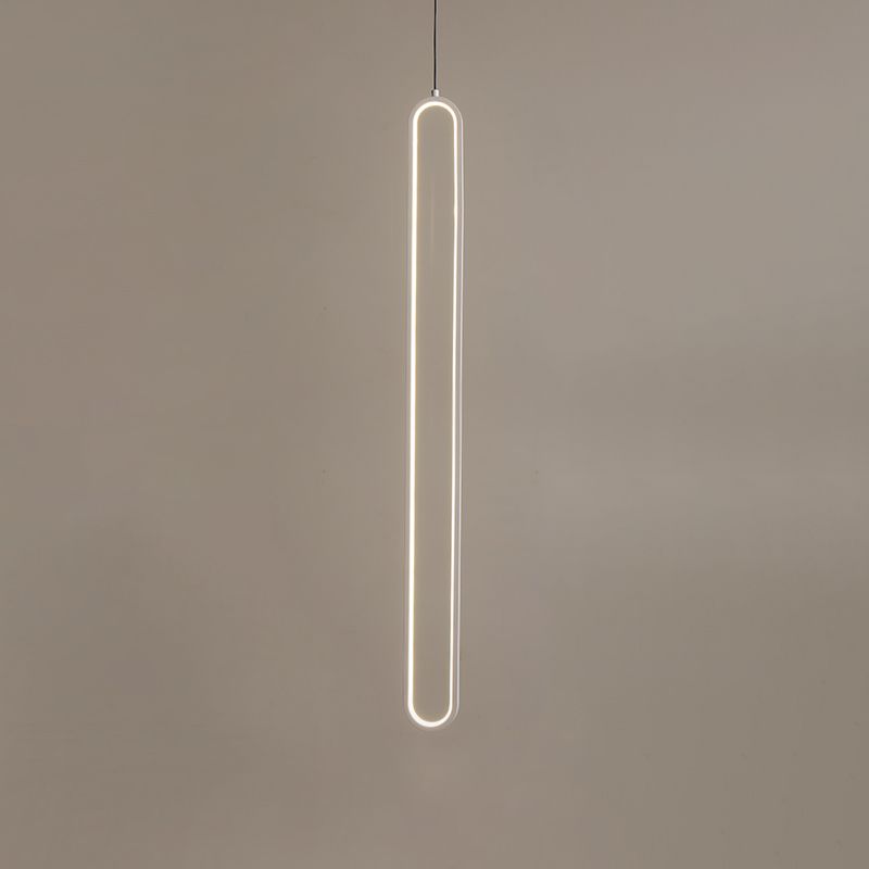 Lampada a led a led moderna a led Iron Iron Light Linea Linea con tonalità silicone