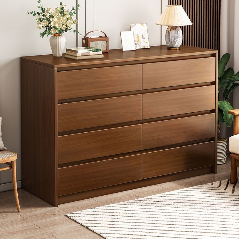 White/brown Accent Chest with 3/4/5/6/8 Drawers Storage Cabinet
