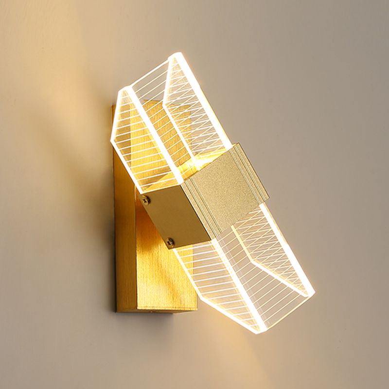 Modern Style Metal LED Wall Light Fixture Creative Wall Light Sconce for Bedroom
