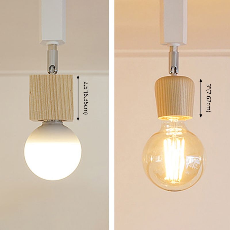 Madera Lucina de montaje semi de montura semi lineal estilo moderno de madera semi flanphushing luminato