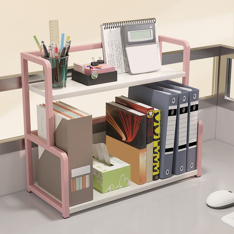 Contemporary Standard Bookcase Metal Freestanding Open Shelf