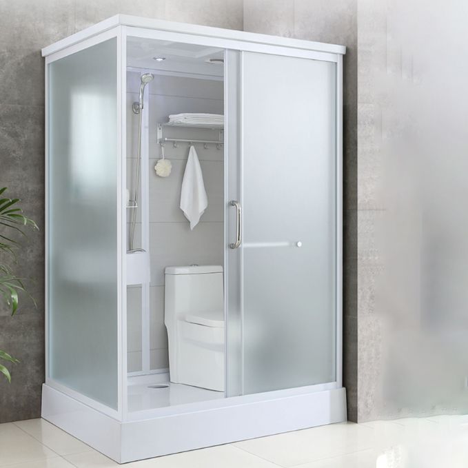 Rectangle Tempered Glass Shower Stall Clear Framed Shower Enclosure