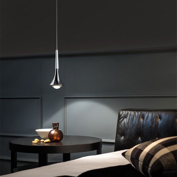 Raindrop LED Pendant Light Minimalist Aesthetic Acrylic Dining Room Suspension Lamp