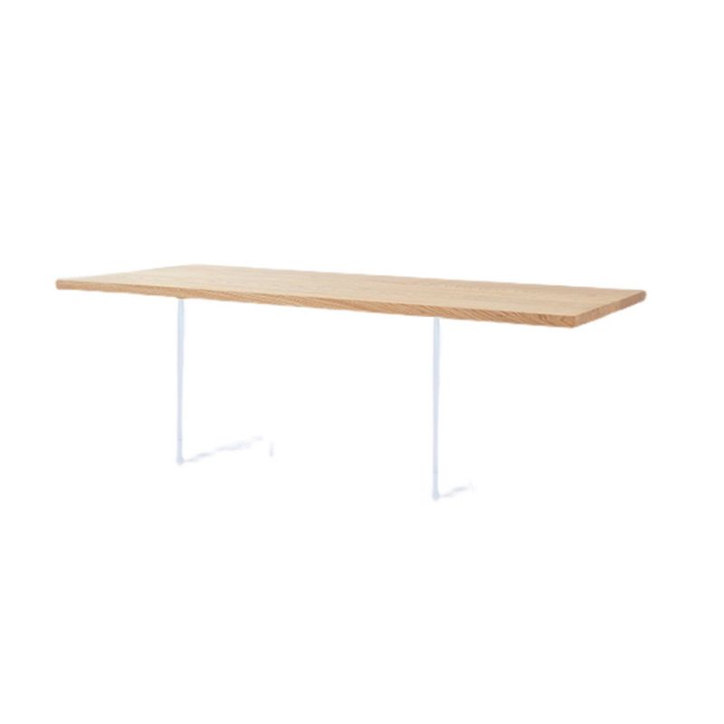 Modern Dining Room Set 1/5 Pcs Rectangle Table and Solid Wood Base Dining Set with Chairs