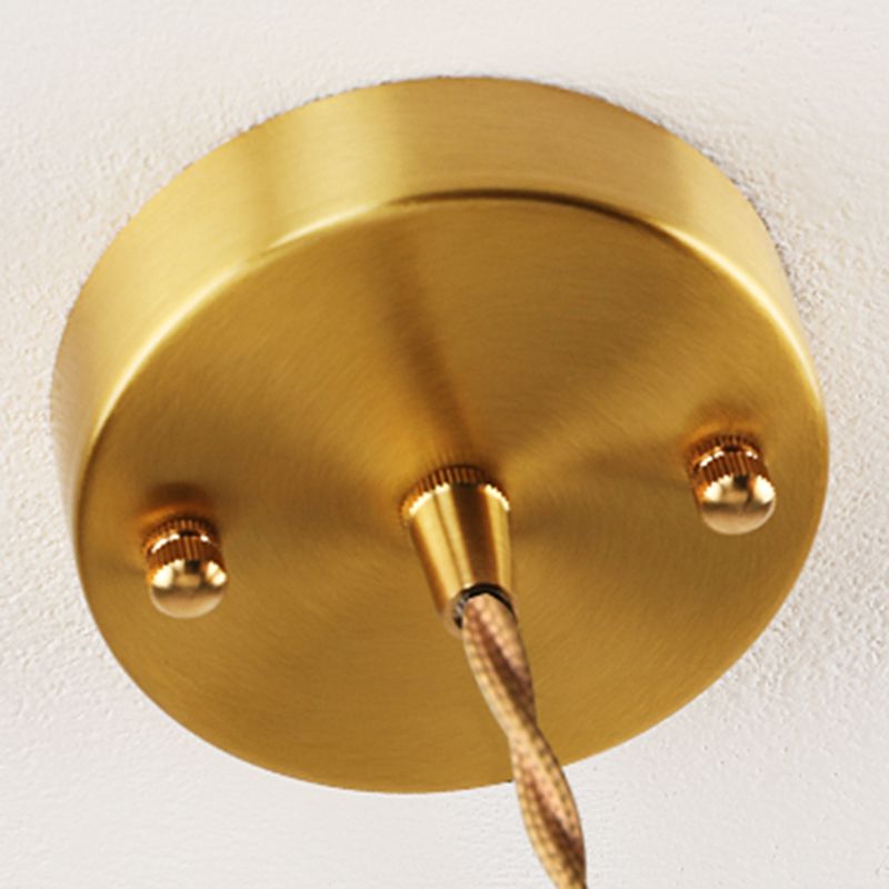 1 Lights de plafond suspendus à l'éclat léger créatif moderne en verre pour le magasin de vêtements