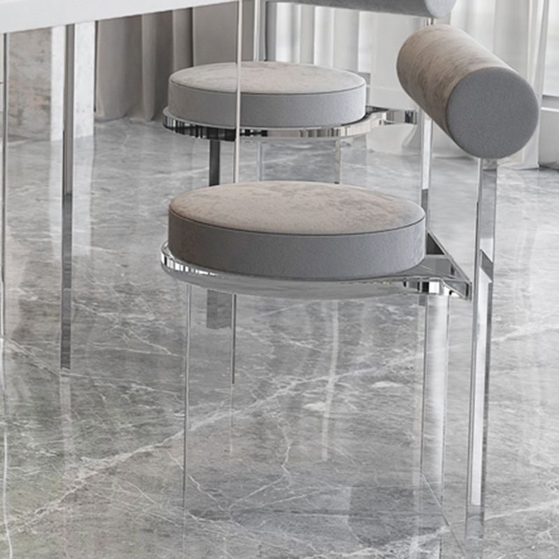 Modern Rectangle Stone Dining Table 1/2/5/7 Pieces Dining Set for Cafe