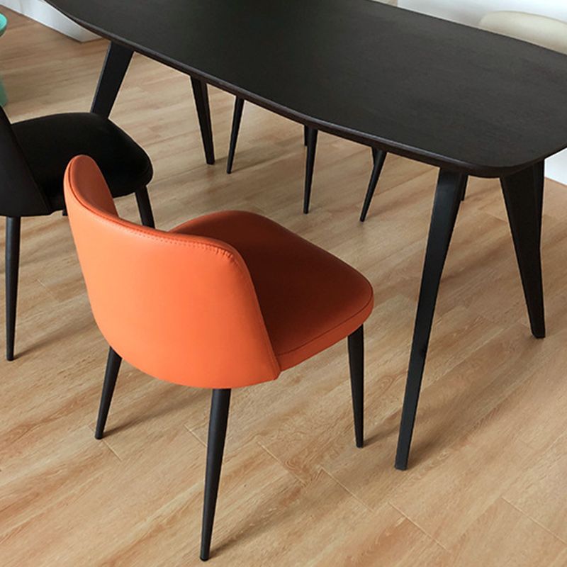 Contemporary Home Dining Chairs Armless Low Back Dining Side Chair