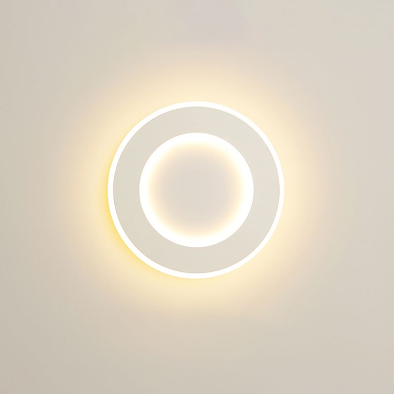 Geometric Shape Metal Wall Sconce Modern Style 1-Light Wall Mount Lighting