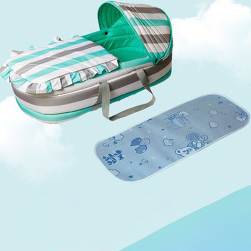 Contemporary Portable Moses Basket Oval Moses Basket with Belt