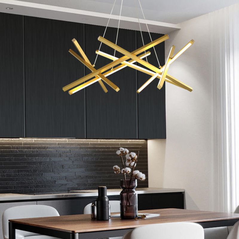 Accesorio de lámpara de lámpara de lámpara múltiple simple Luz colgante de lámparas LED para dormitorio