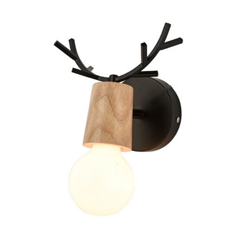 Modern Wall Light Fixture Minimalist Wooden Wall Light Sconce for Bedroom