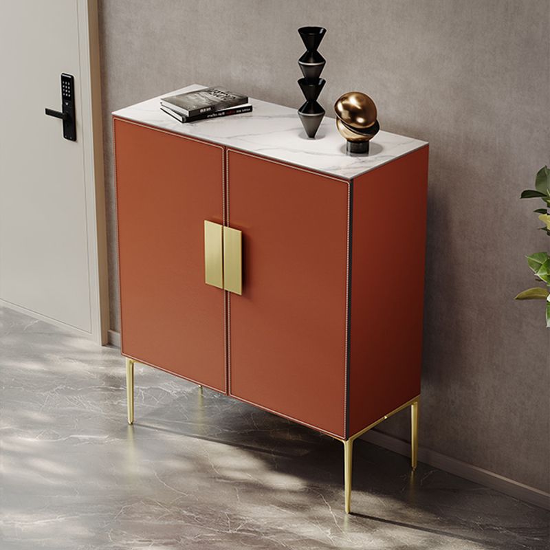 Orange Cabinet Standard 33.46" Tall Accent Cabinet with Doors