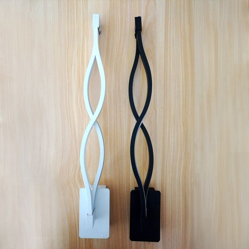 Creative Minimalist Style Linear Wall Sconce Aluminum 2 Lights Sconces