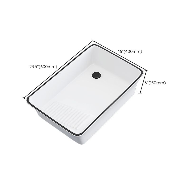 Porcelain Trough Bathroom Sink Traditional Trough Bathroom Sink With Basin