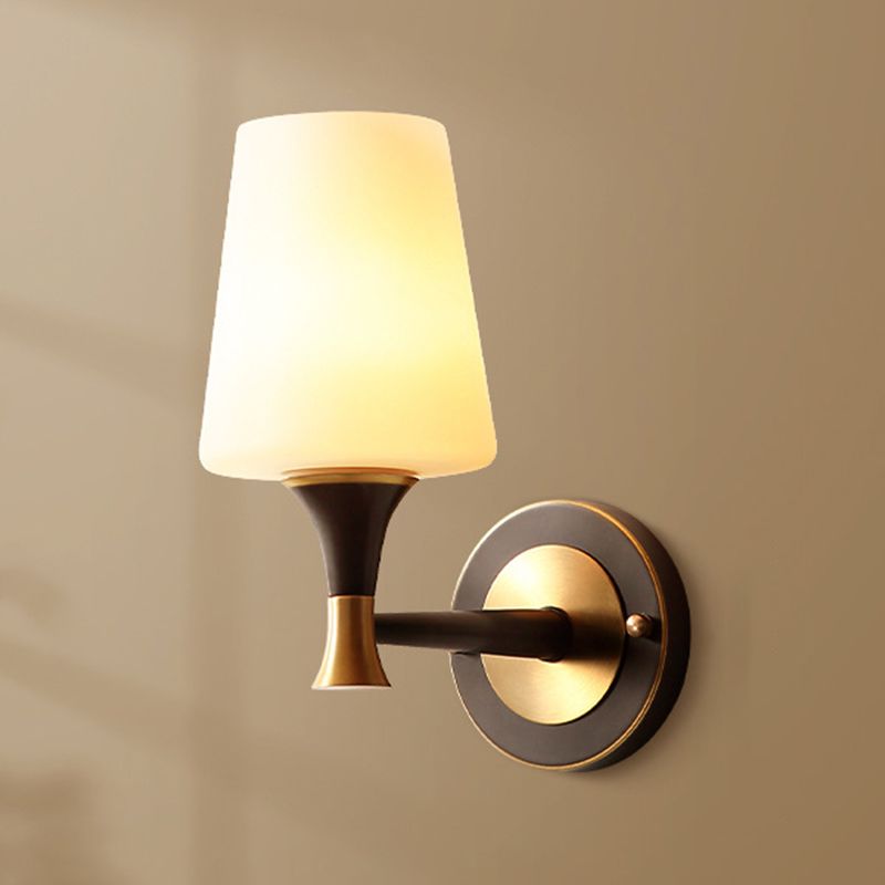 Simple Shape Wall Lighting Fixtures Modern 1 Light Wall Light Sconces for Living Room