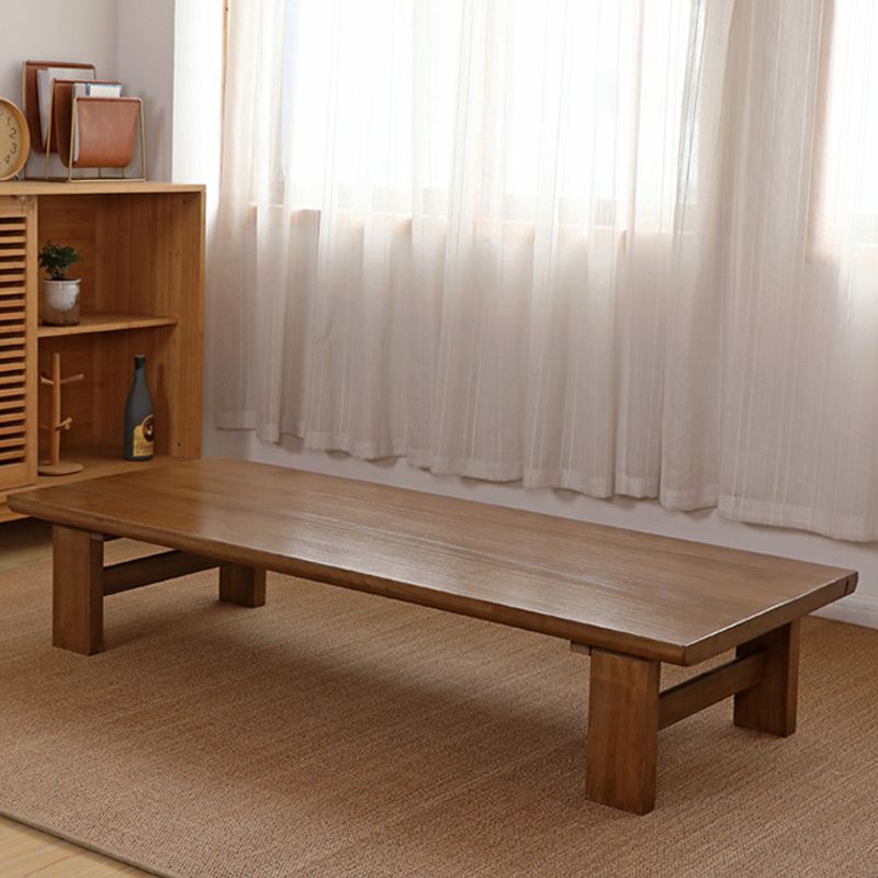 Rectangle Coffee Table Solid Wood Modern Single Coffee Table