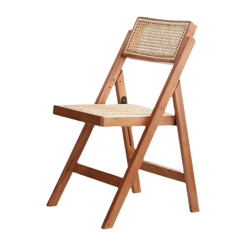 Eigentijdse stijl vouwstoel stoelloze open achterstoelen met houten benen