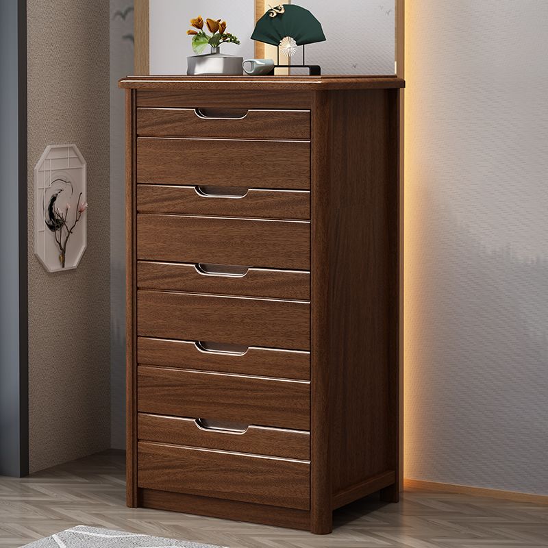 Bedroom Dresser Vertical Solid Wood Storage Chest with 3 / 4 / 5 Drawers