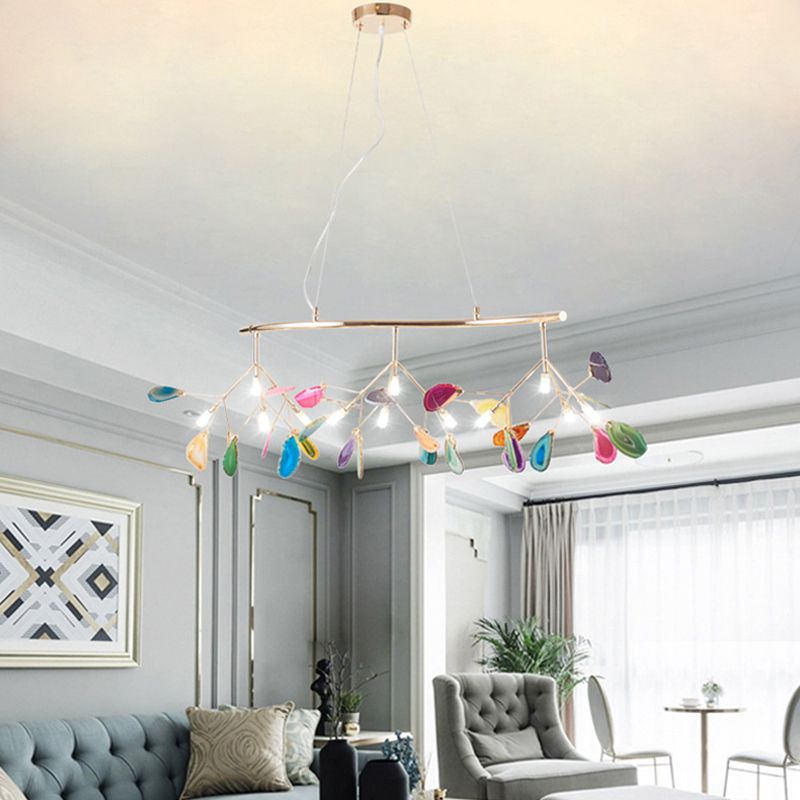 Modern Firefly Island Pendant Lights Metal Multiple-Light Island Light Fixtures
