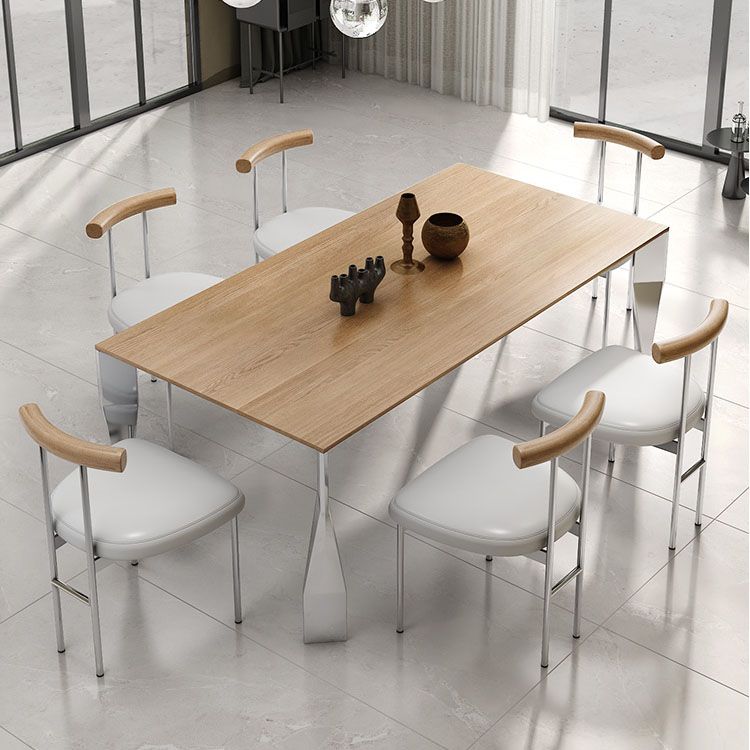 Silla de comedor de metal de estilo nórdico, silla lateral de comedor con respaldo abierto para uso en restaurantes