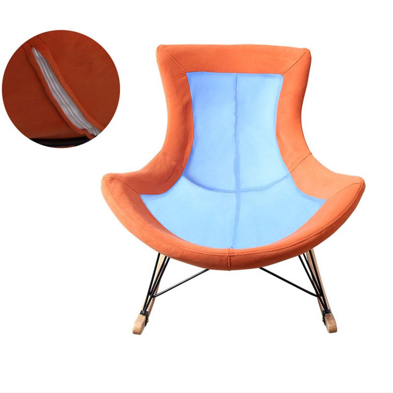 Light Luxury Single Chaise Lazy Sofa Chair Lounge Leisure Rocking Chair