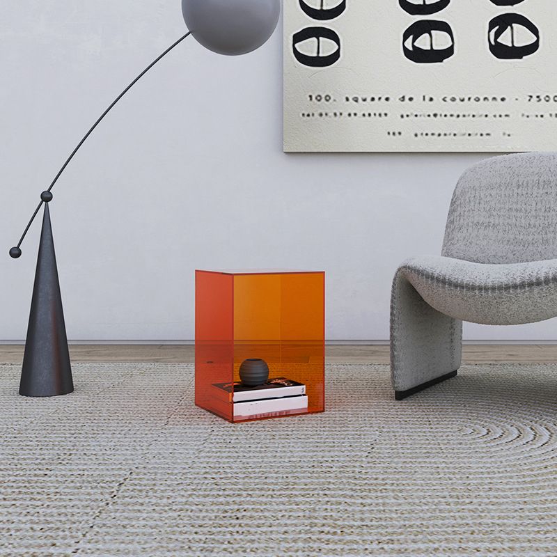 Modern Style Closed Back Bookshelf Acrylic Bookcase for Study Room