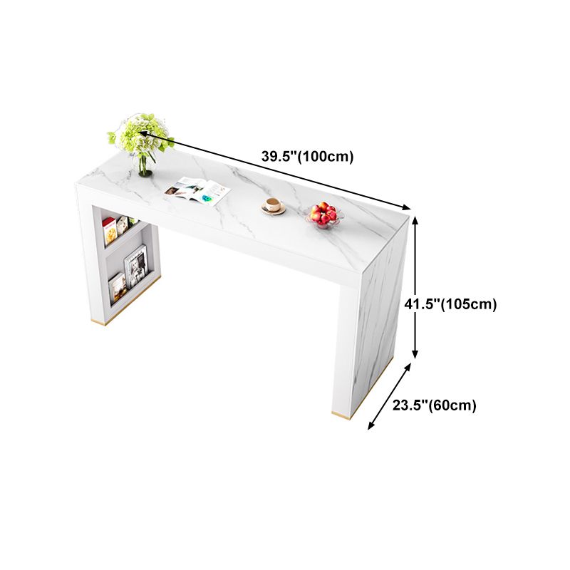 Modern Style Sintered Stone Table Dining Bar Counter Table for Kitchen