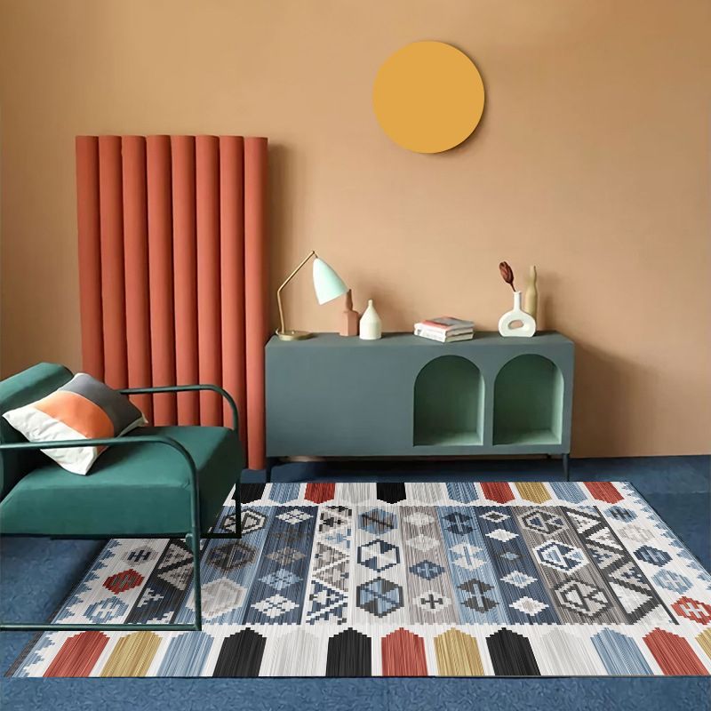 Boheemian Southwestern Patroon Tapijten Multi-kleuren Polyster Area Tapijt Non-slip Backing Washable Area Rug voor decoratie