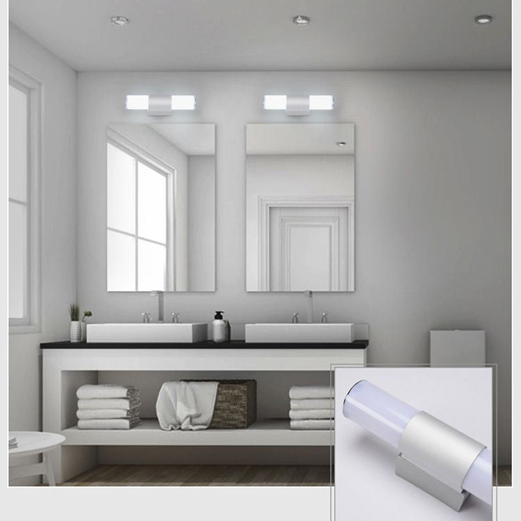 Simplicity Cylindrical Wall Light Sconce Acrylic Wall Light Fixtures for Bathroom