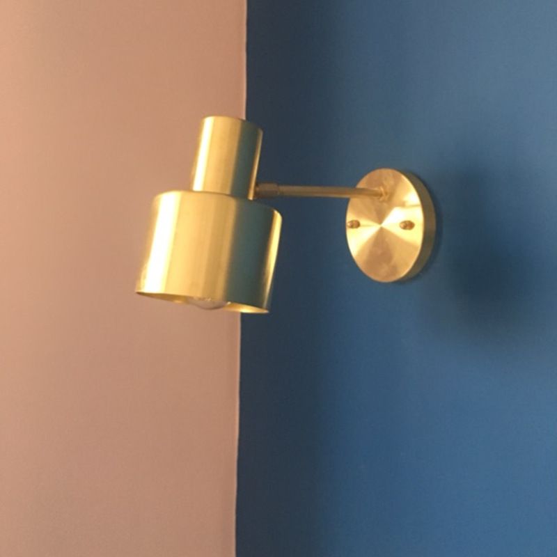 Cylinderical Sconce Light Fixture Modern Minimalist Style 1 Light Sconces for Bedroom