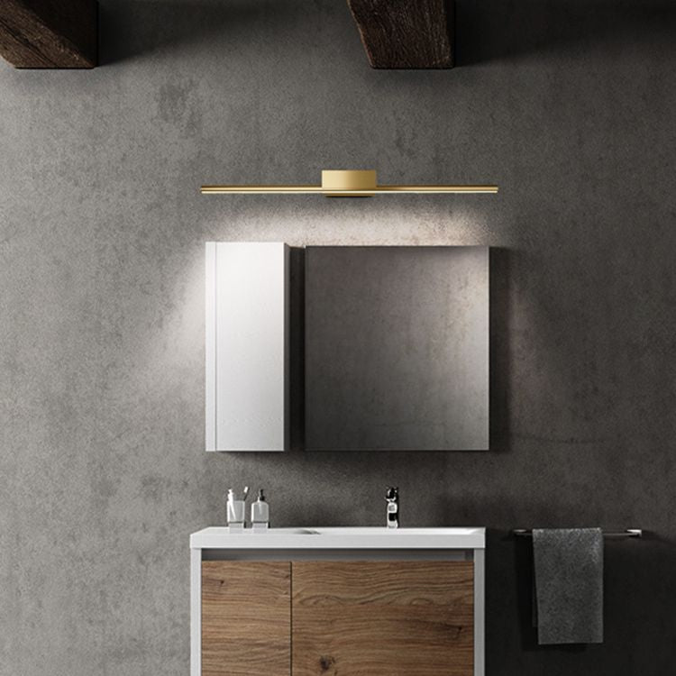 Luces de pared de tocador lineal Simplicidad posmoderna Disparo de pared acrílico para baño